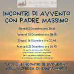 Incontri di Avvento con Padre Massimo