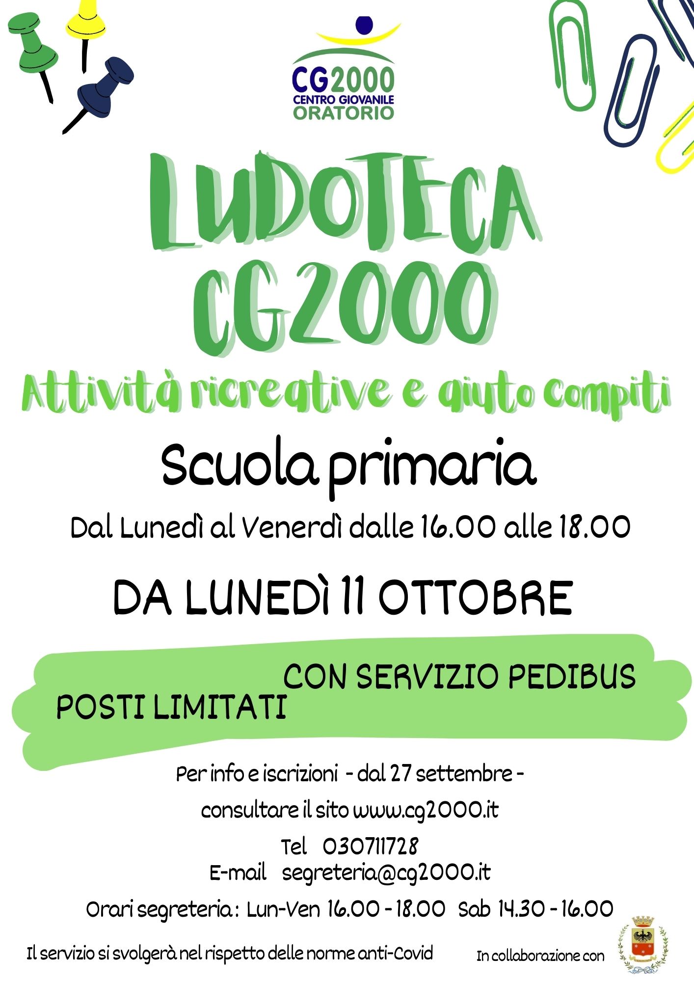 Read more about the article Iscrizione Ludoteca scuola primaria AS 2021/22