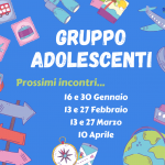 Gruppo adolescenti prossimi incontri