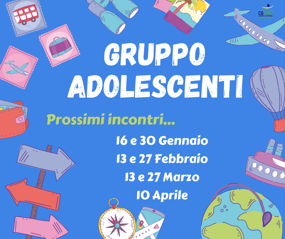 You are currently viewing Gruppo adolescenti prossimi incontri