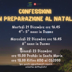 Confessioni in preparazione al Natale