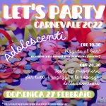 Carnevale 2022 adolescenti in Oratorio