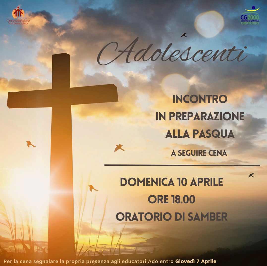 Read more about the article Ritiro Adolescenti in preparazione alla Pasqua