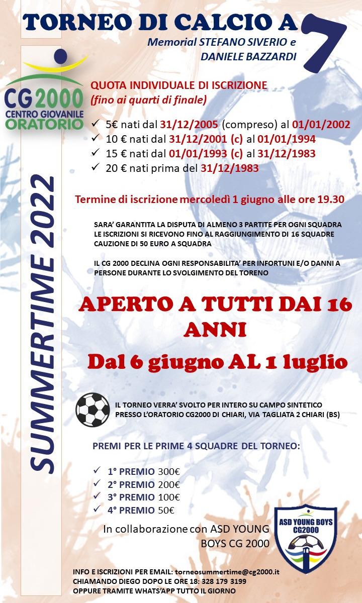 Read more about the article Torneo summertime 2022