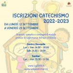 MODULO ISCRIZIONE CATECHISMO 2022-2023