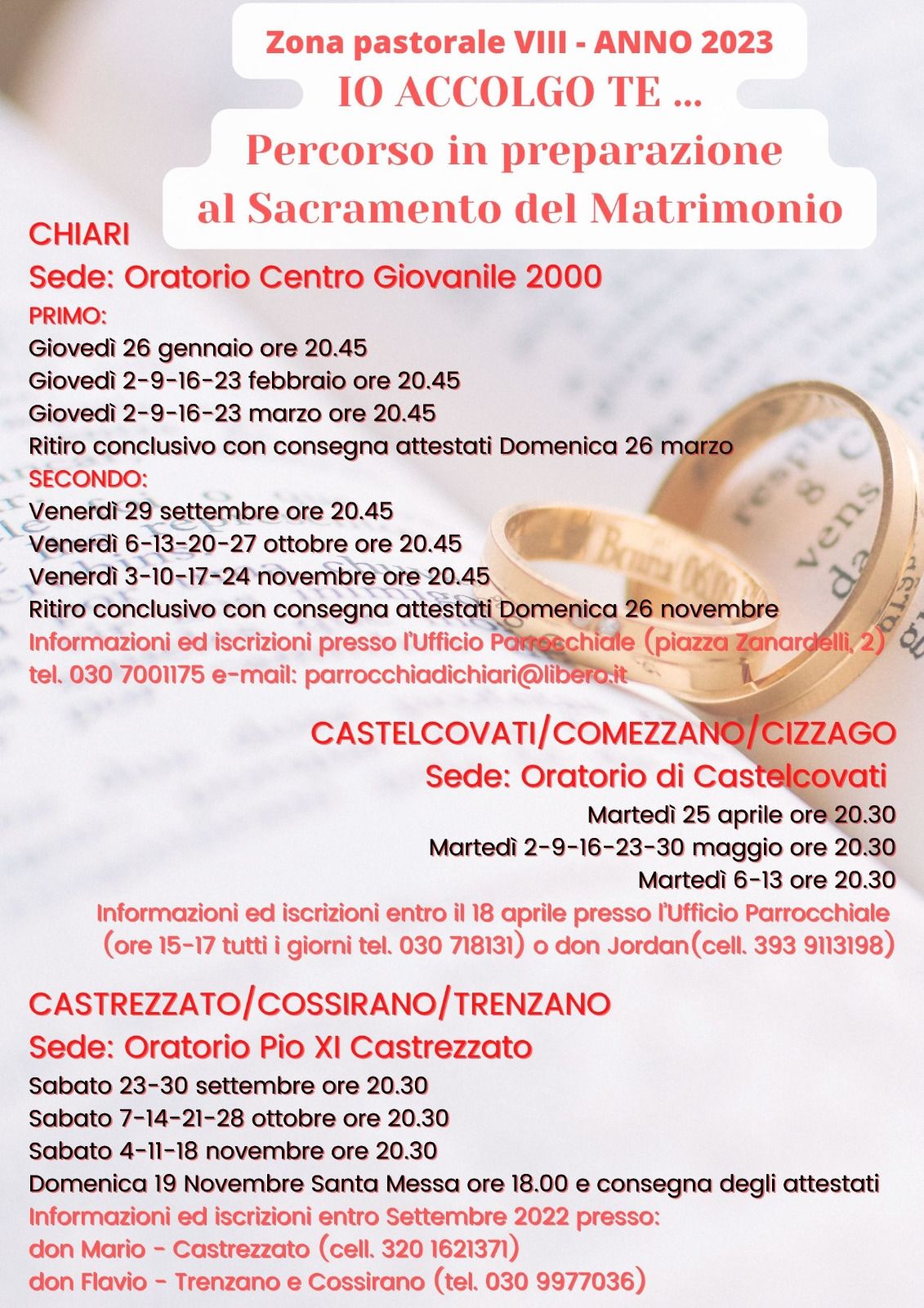 Read more about the article Percorso in preparazione al Matrimonio