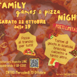 SERATA FAMIGLIE - Family games and pizza night