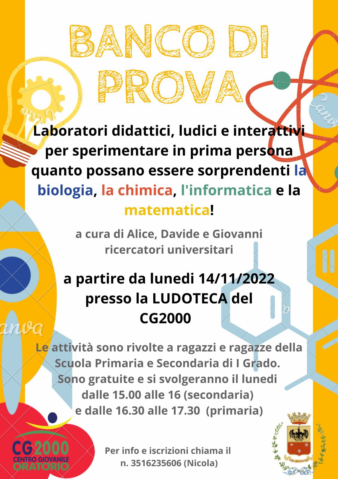 Read more about the article BANCO DI PROVA