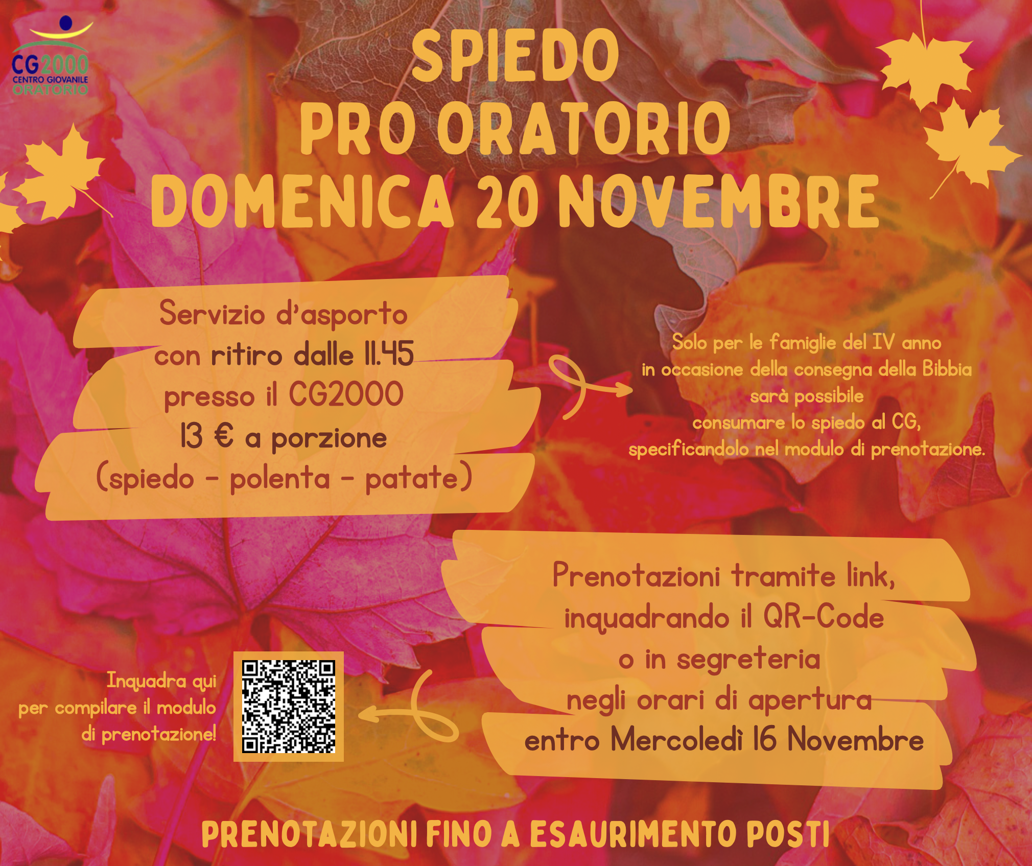 Read more about the article Spiedo – Domenica 20 Novembre