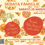 SERATA FAMIGLIE - Sabato 25 Marzo