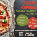 SERATA FAMIGLIE - Sabato 15 Aprile