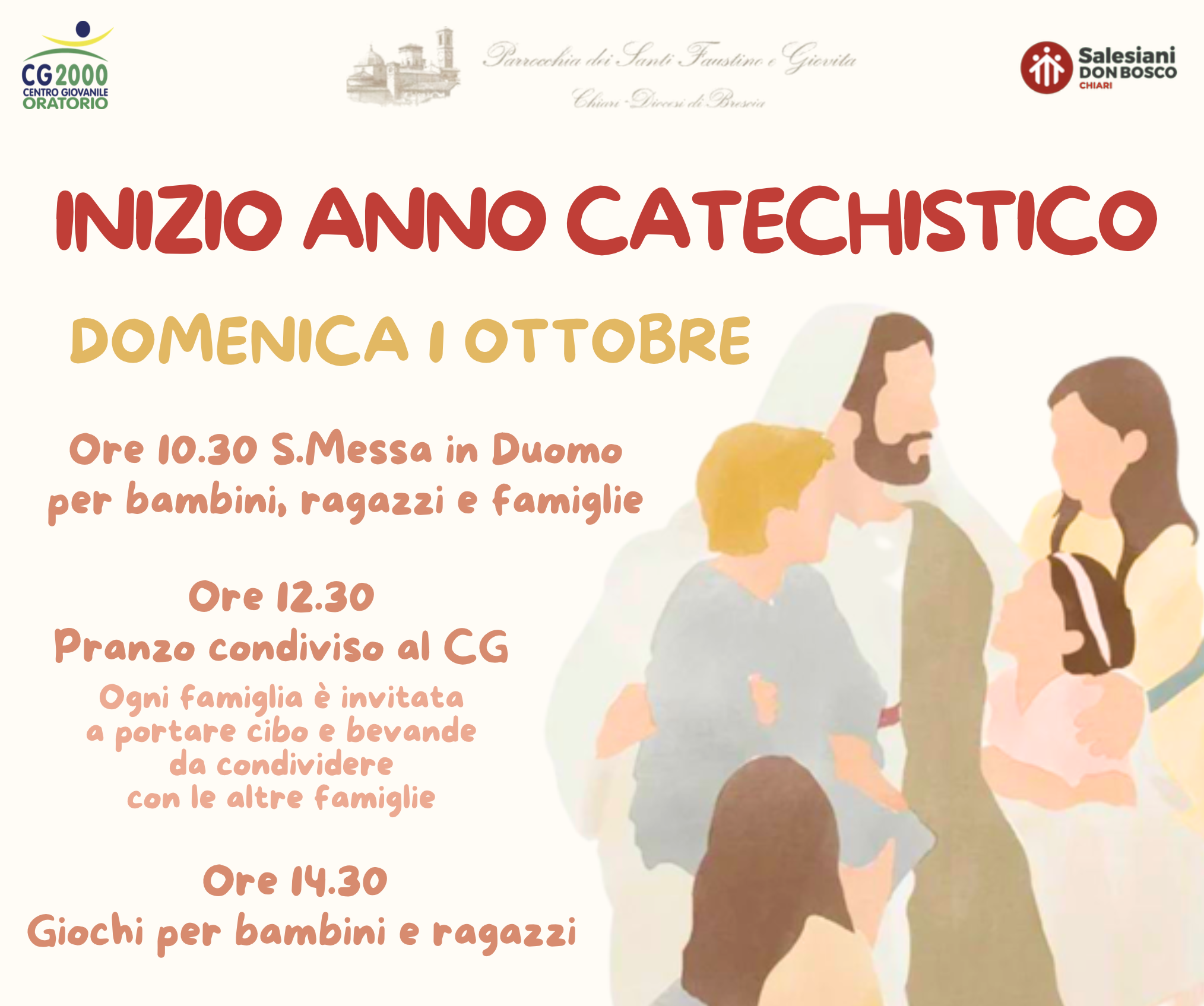 Read more about the article Inizio ANNO CATECHISTICO 2023-2024