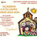 Iscrizioni Catechismo anno 2023-2024