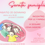 SERATA FAMIGLIE - Sabato 20 Gennaio