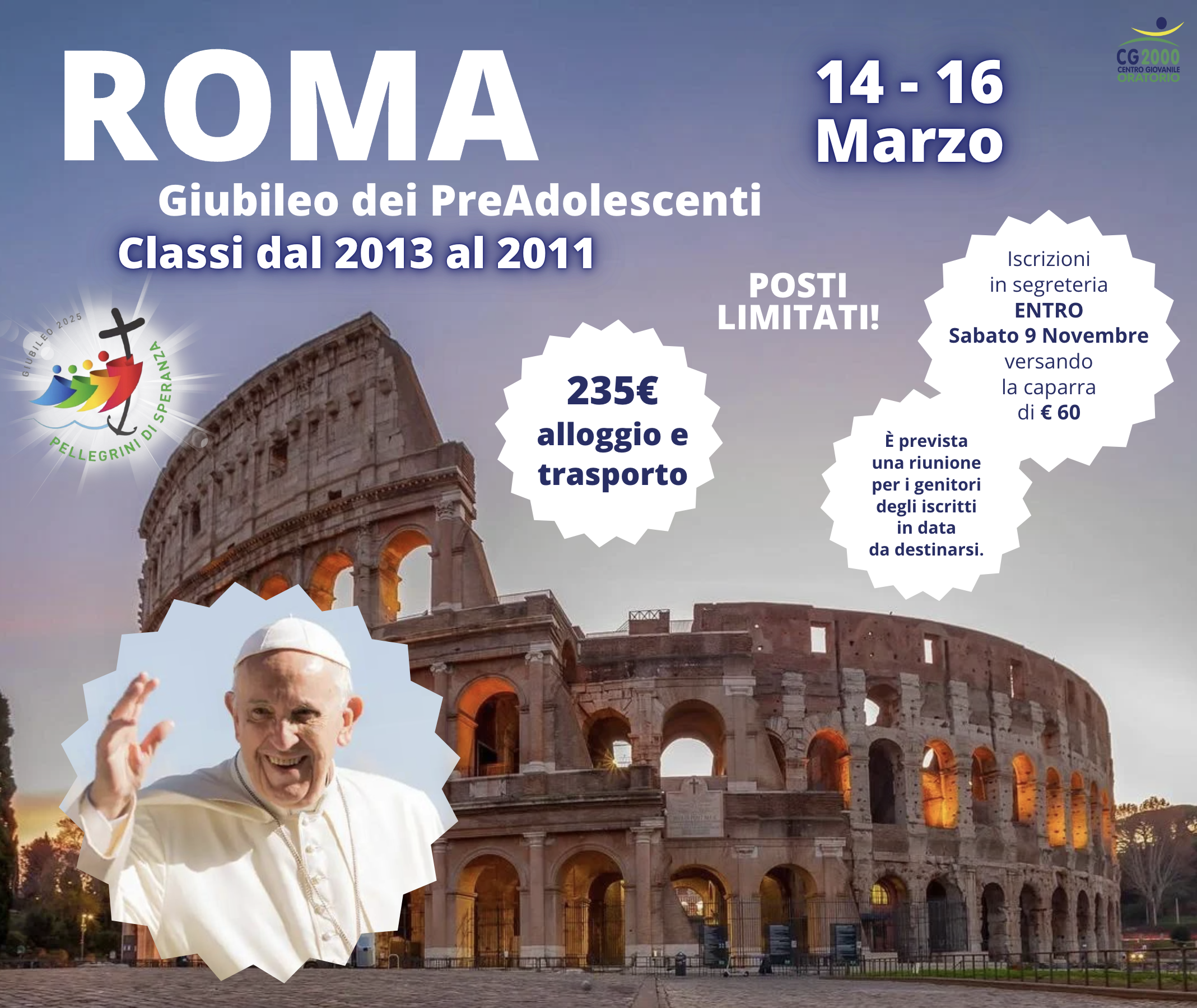 Read more about the article ROMA – Giubileo dei PreAdolescenti