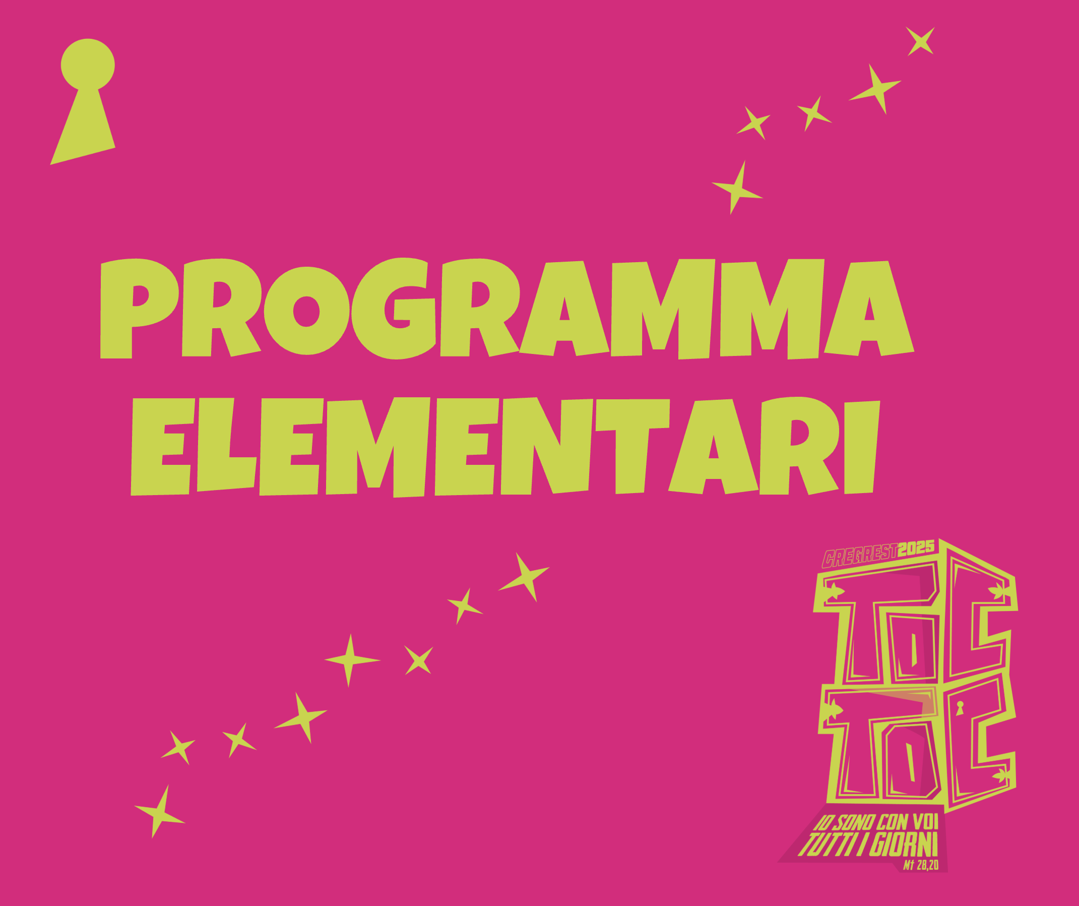 Read more about the article Programma Grest – ELEMENTARI