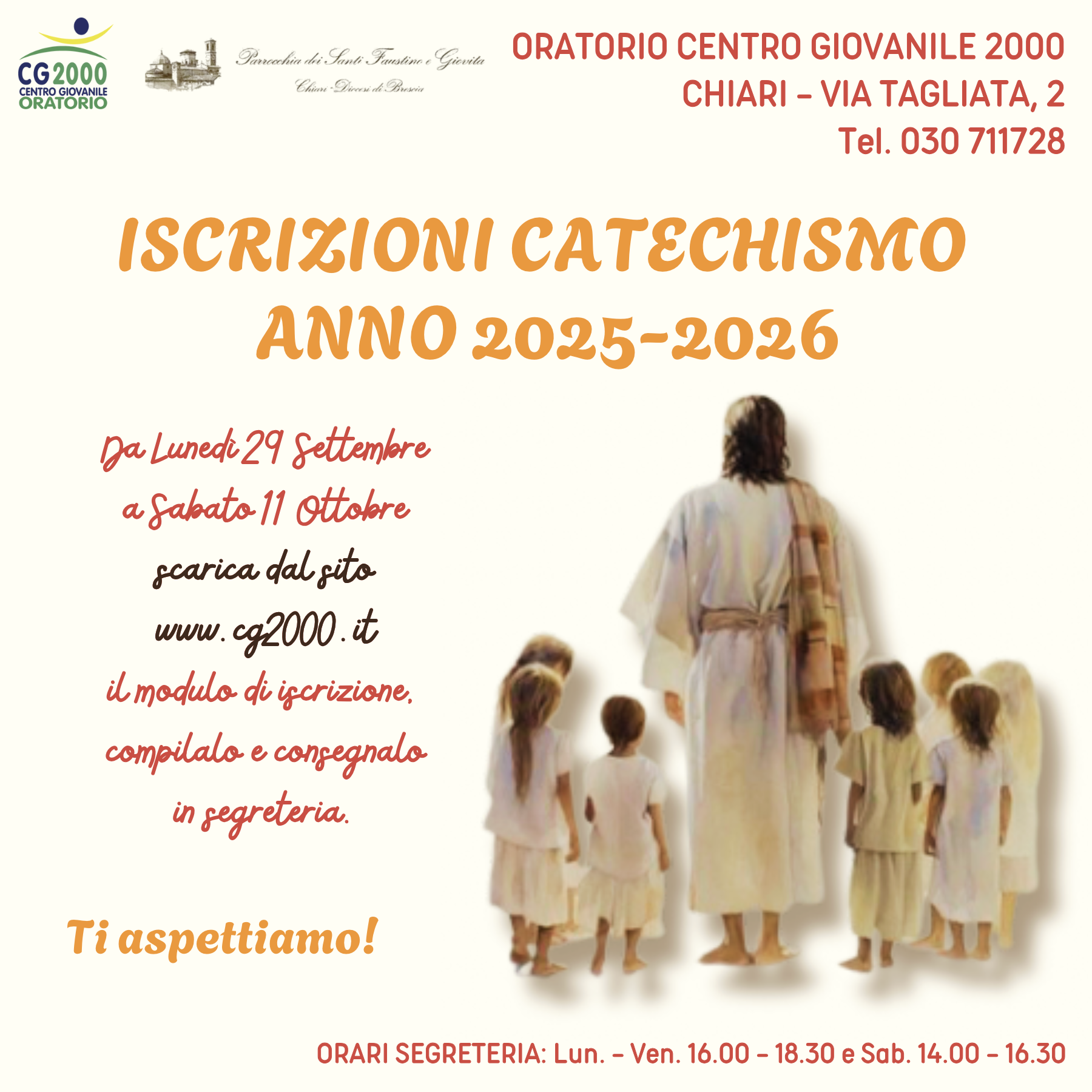 Read more about the article Iscrizioni Catechismo anno 2025-2026