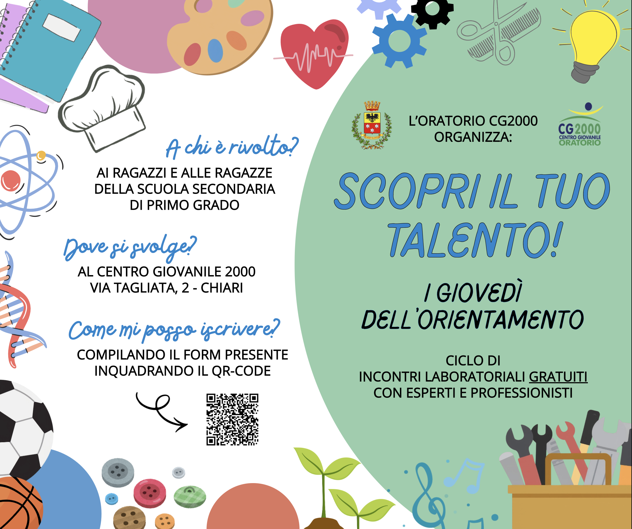 You are currently viewing SCOPRI IL TUO TALENTO! I giovedì dell’orientamento