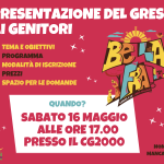 Grest 2026 – Presentazione GENITORI