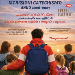 MODULO di iscrizione al CATECHISMO 2026-2027