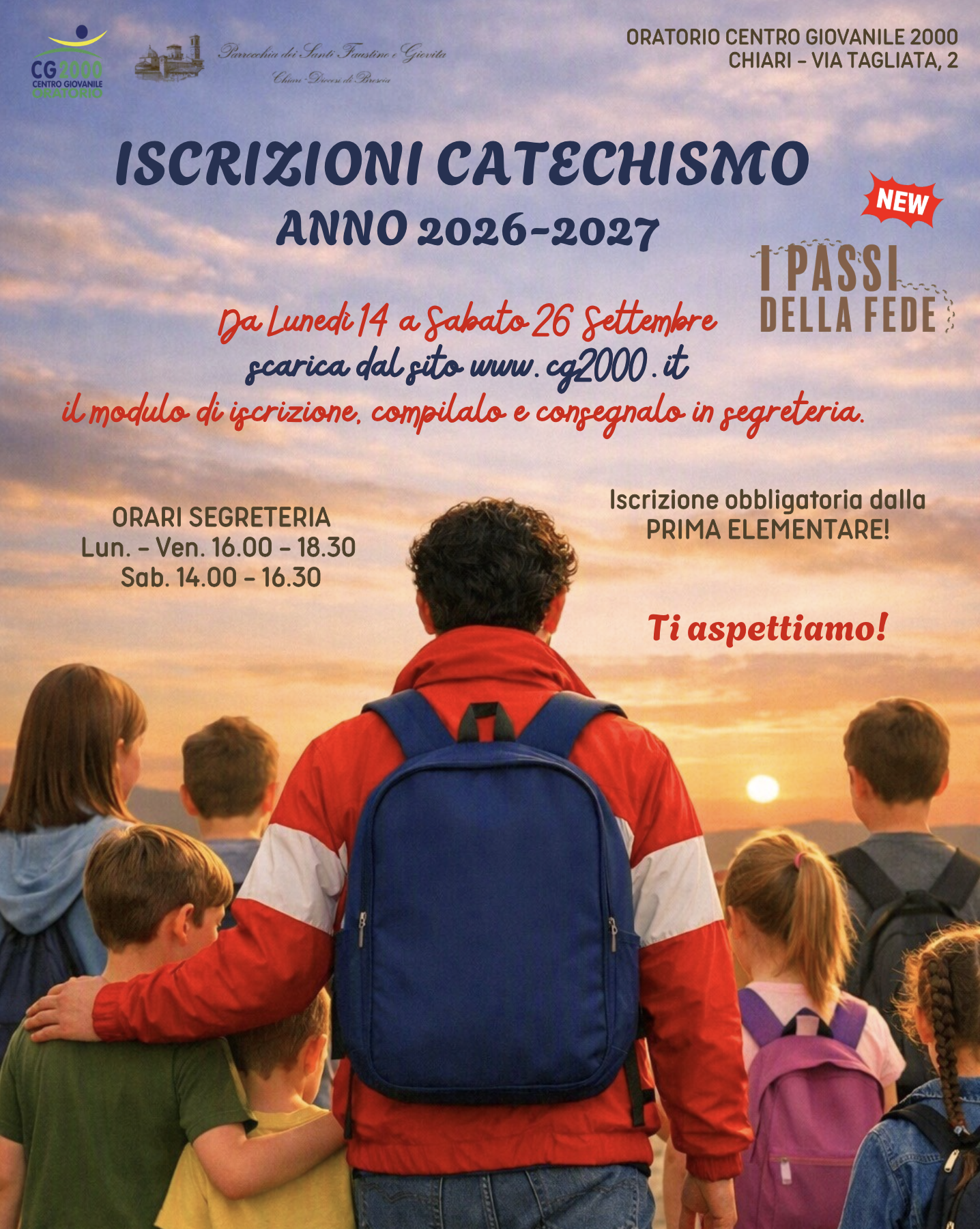You are currently viewing Iscrizioni Catechismo anno 2026-2027