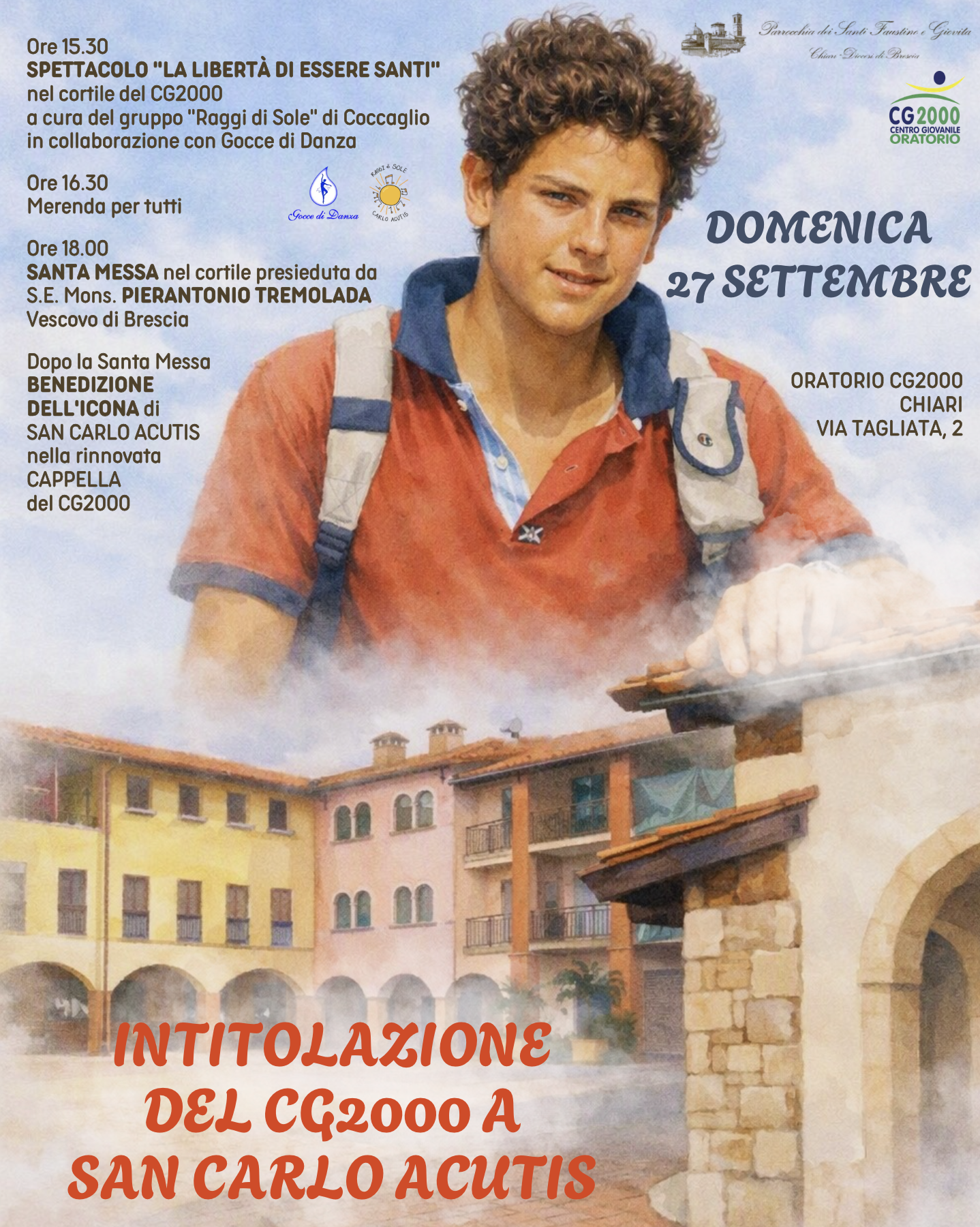 You are currently viewing Intitolazione del CG2000 a San Carlo Acutis